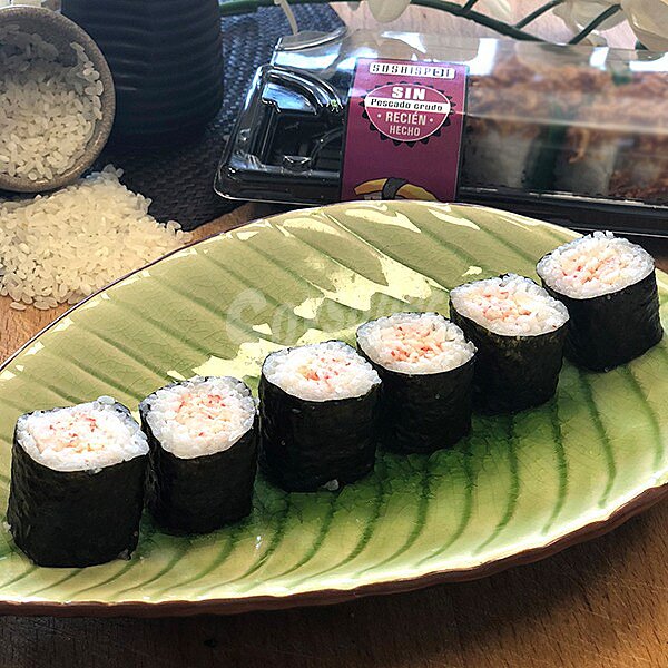 Makis de surimi y mahonesa picante bandeja 6 unidades