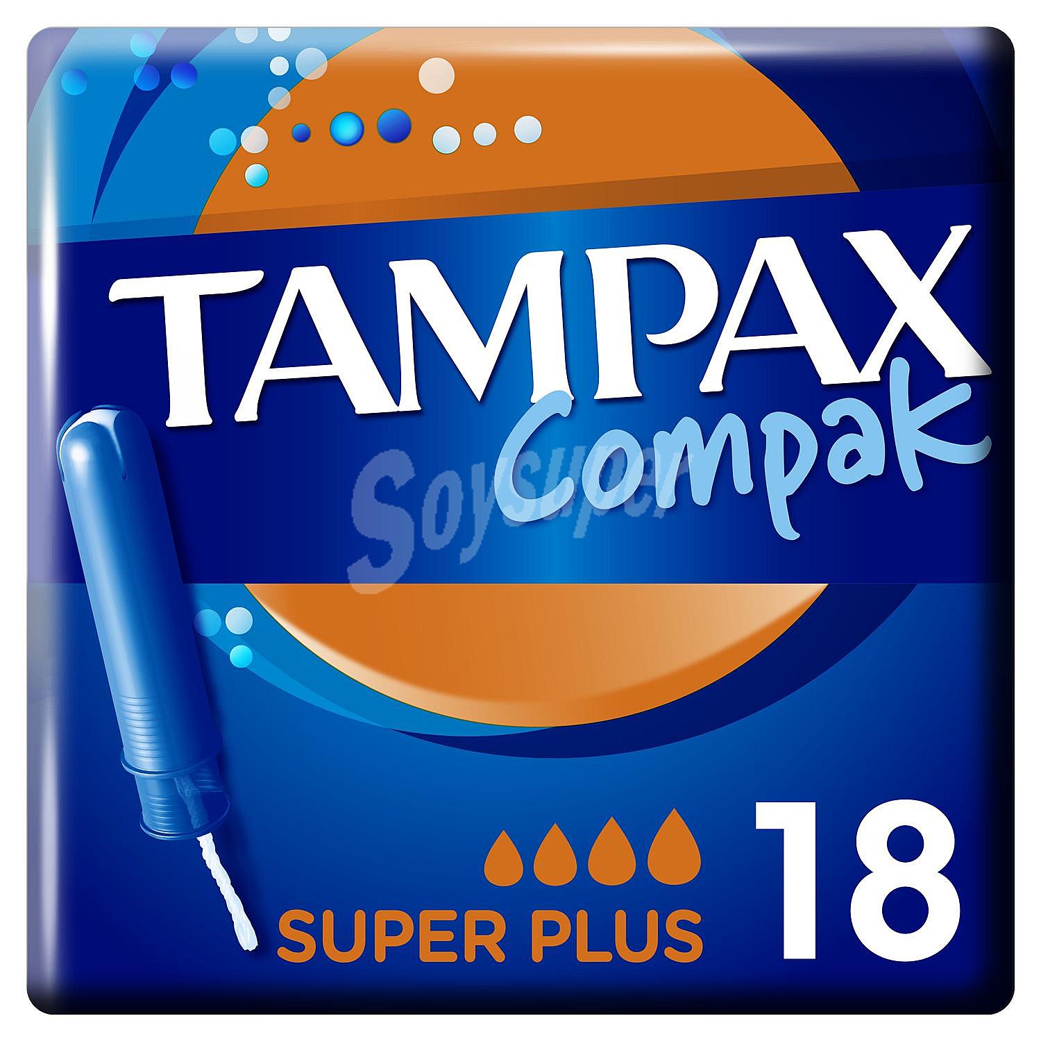 Compak tampón super plus