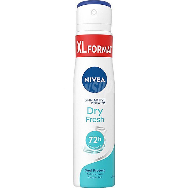 Desodorante Dry Fresh anti-transpirante protección 48H anti-bacteriano