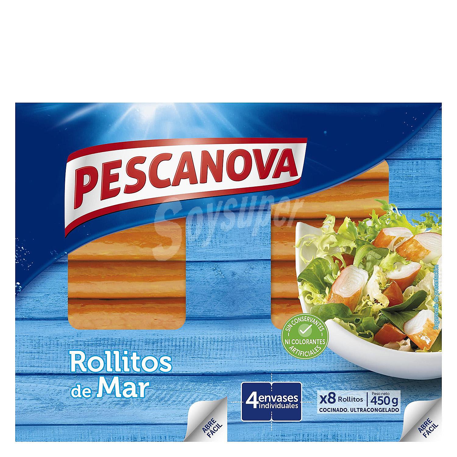 Rollitos de mar sin conservantes, ni colorantes