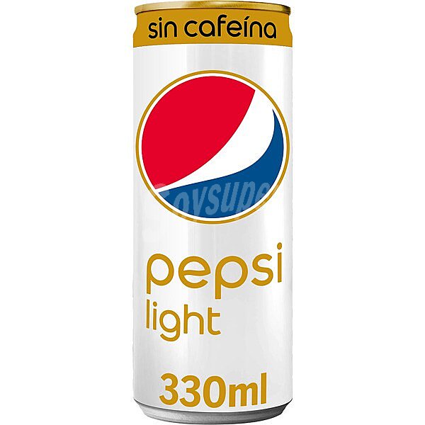 Refresco de cola Pepsi light sin cafeína light-scaf