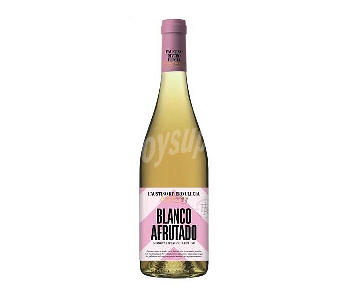 Faustino rivero ulecia Vino blanco monovarietal afrutado con IGP Vino de la Tierra de Castilla