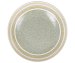 Plato hondo de porcelana color verde y beige, 20,5cm Kenia