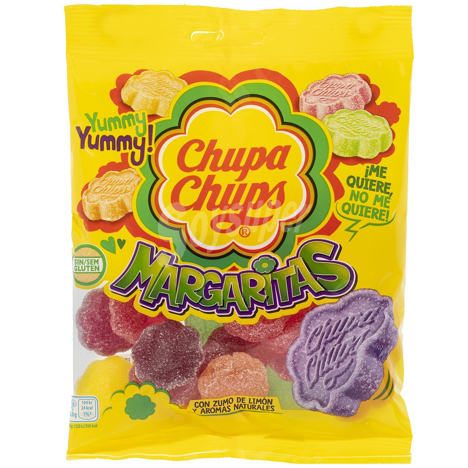 Caramelos blandos con sabor a frutas Margaritas Chupa Chups sin gluten