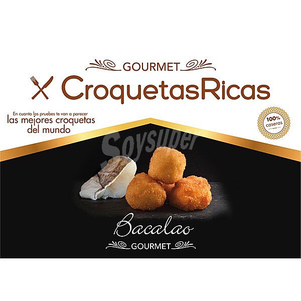 Gourmet croquetas de bacalao 100% caseras