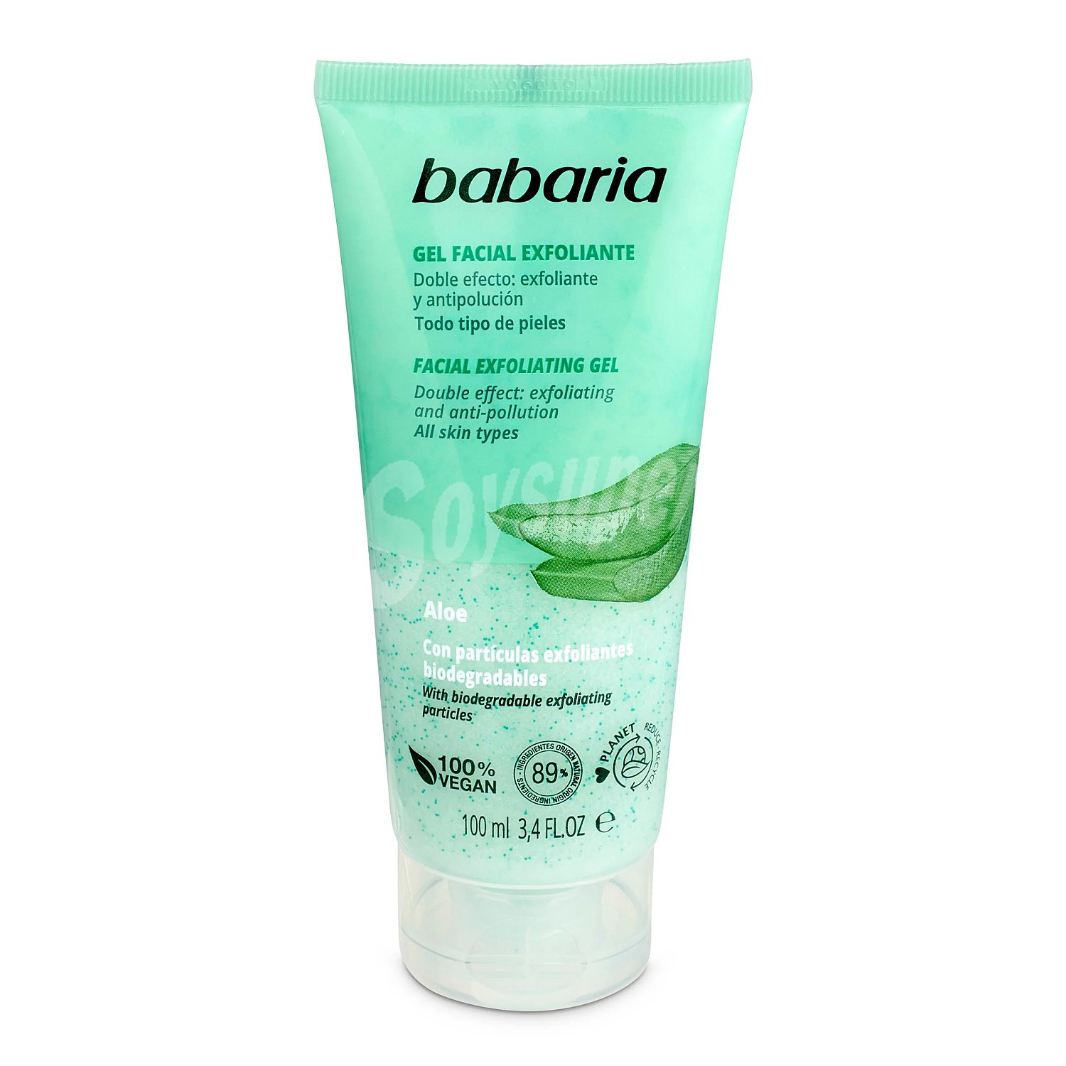 gel facial exfoliante aloe vera