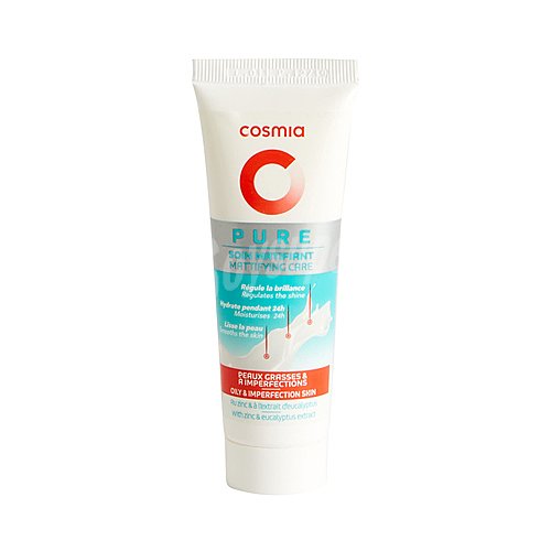 Cosmia Crema matificante para pieles grasas o con imperfecciones cosmia Pure