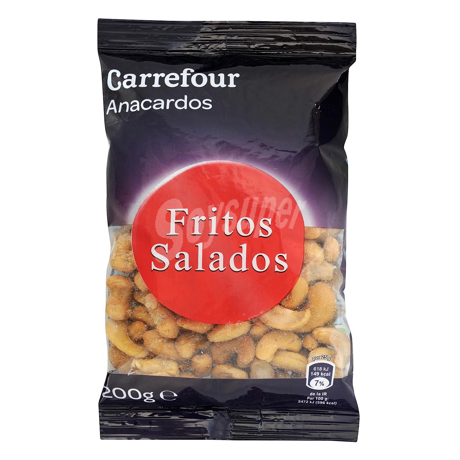 Anacardos fritos y salados Carrefour