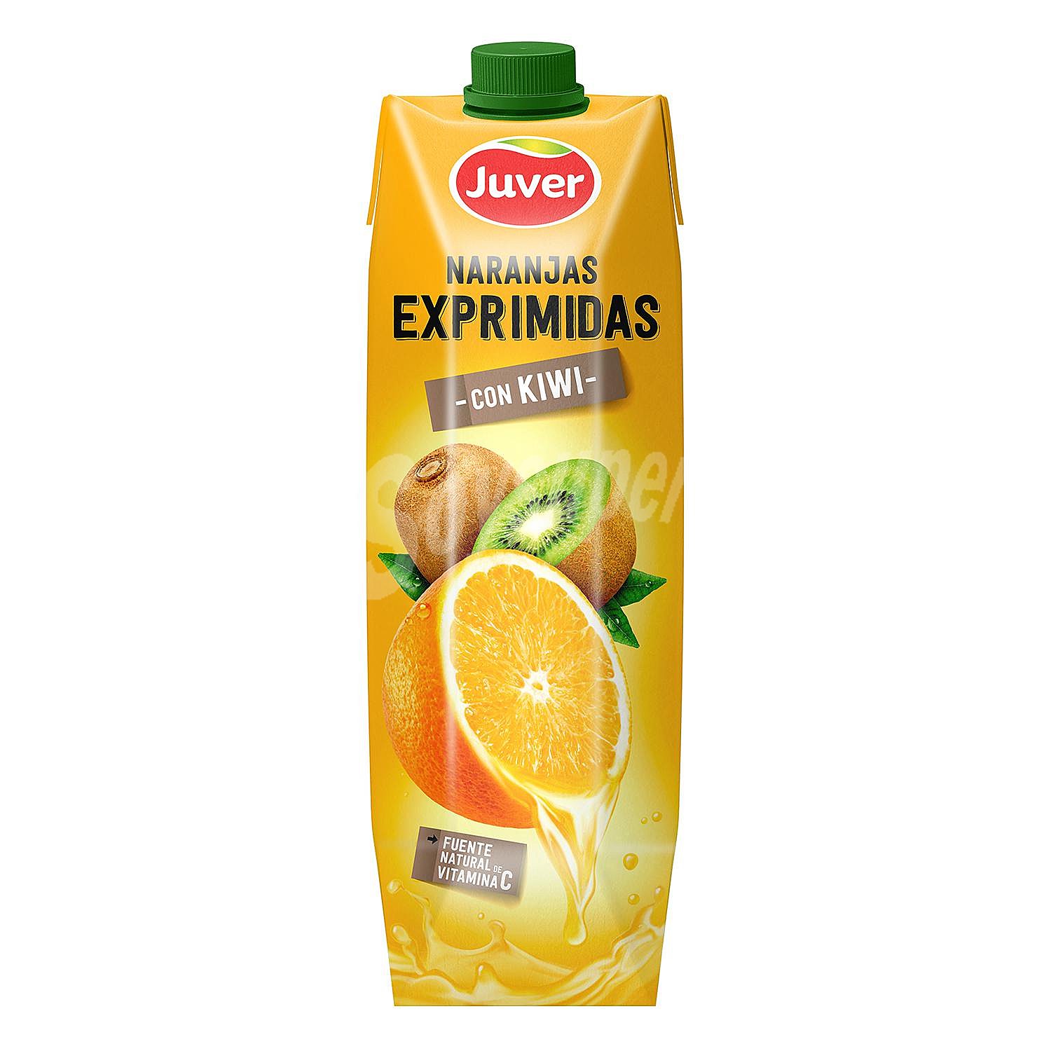 Naranjas exprimidas con kiwi Juver