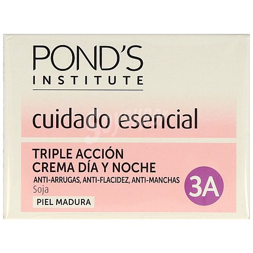 Crema facial triple acción 3A antiarrugas/manchas/flacidez