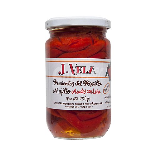 J. vela Pimientos del Piquillo al ajillo J. vela