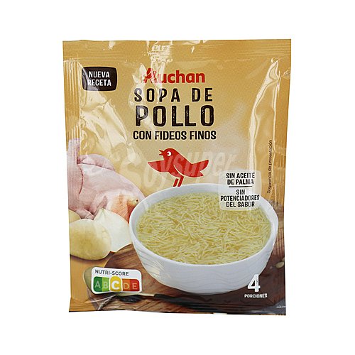 Producto alcampo Sopa de pollo con fideos producto alcampo