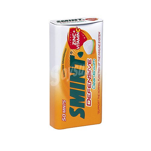 Smint Caramelos comprimidos naranja, con zinc y Vitamina C smint