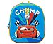 Mochila preescolar con relieve 3D color azul, cars.