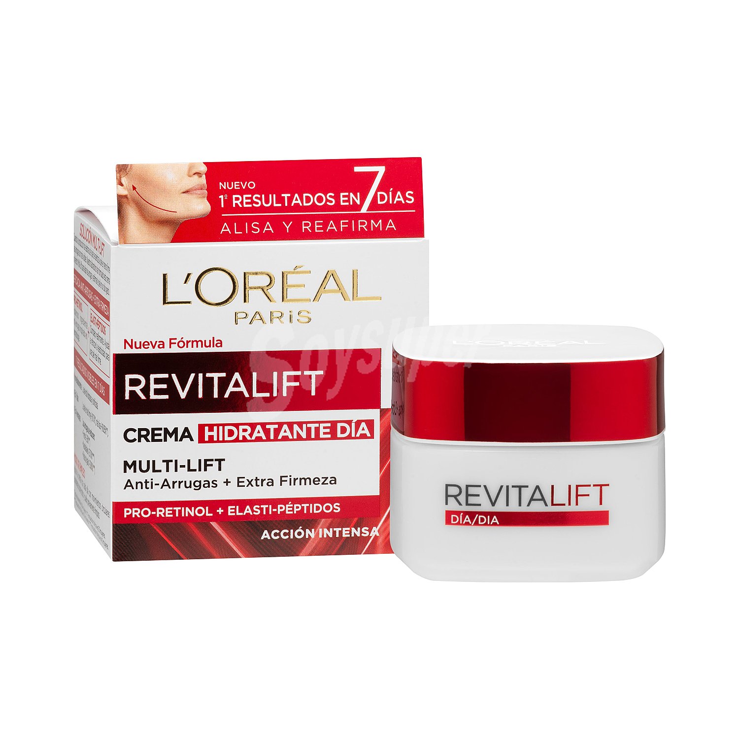 Crema de día antiarrugas con Pro-Retinol, especial pieles maduras l'oréal paris Revitalift