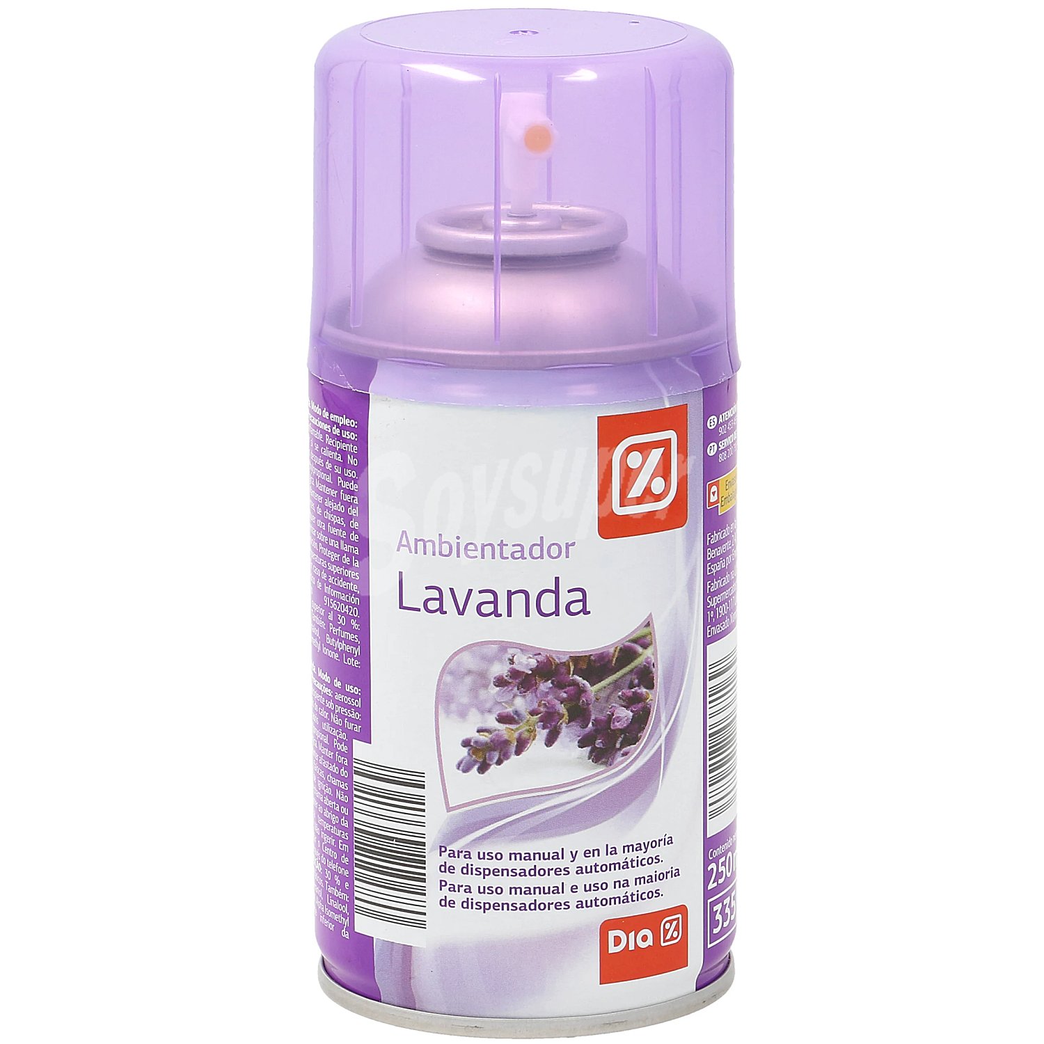 Ambientador automático aroma lavanda Dia