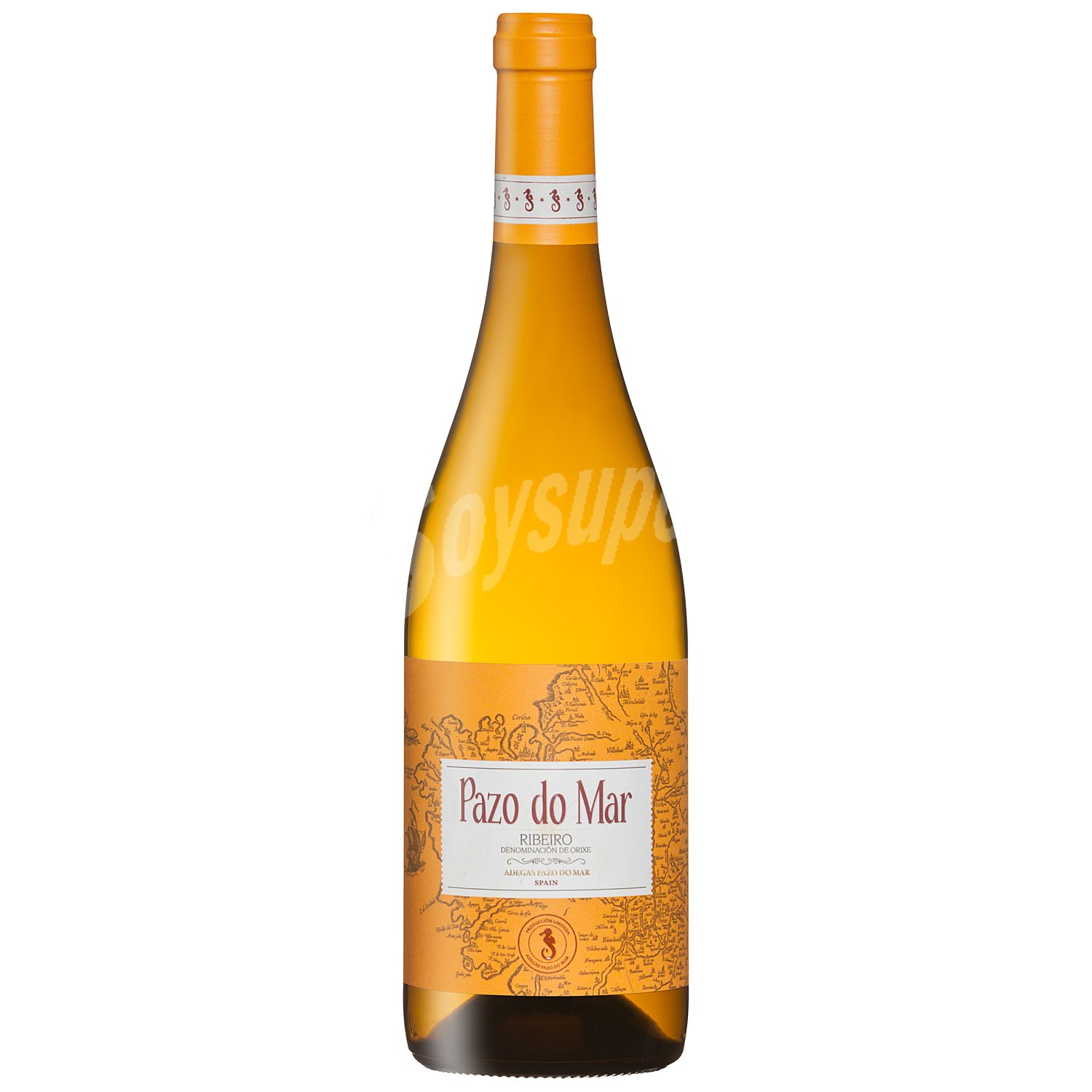 Vino blanco DO Ribeiro botella 75 cl