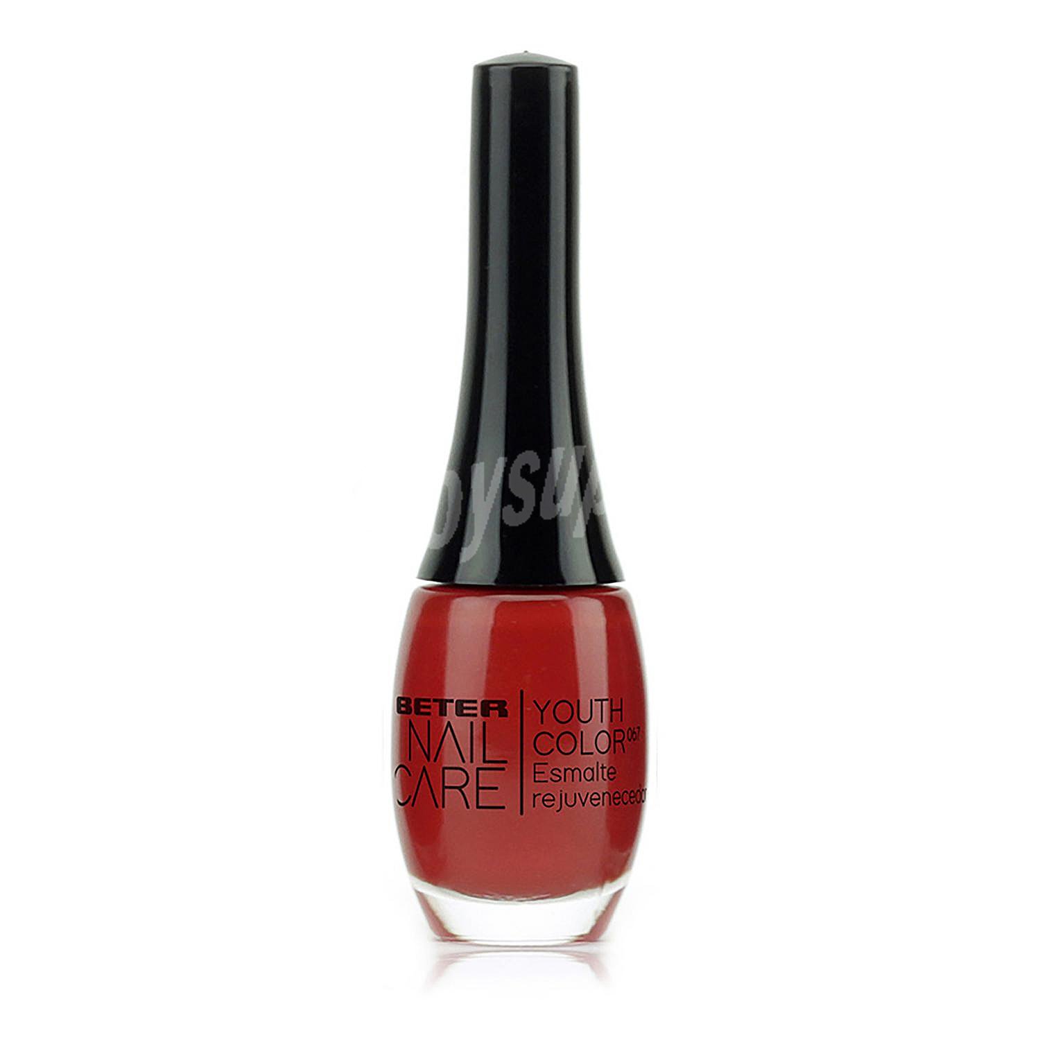 Esmalte de uñas rejuvenecedor Youth Color 067 Pure Red Beter Nail Care