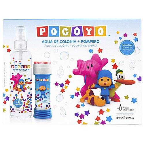 Pocoyó Agua de colonia para bebe + regalo de pompero (60 ml) pocoyó