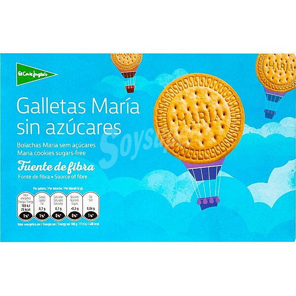 Galleta María sin azúcar