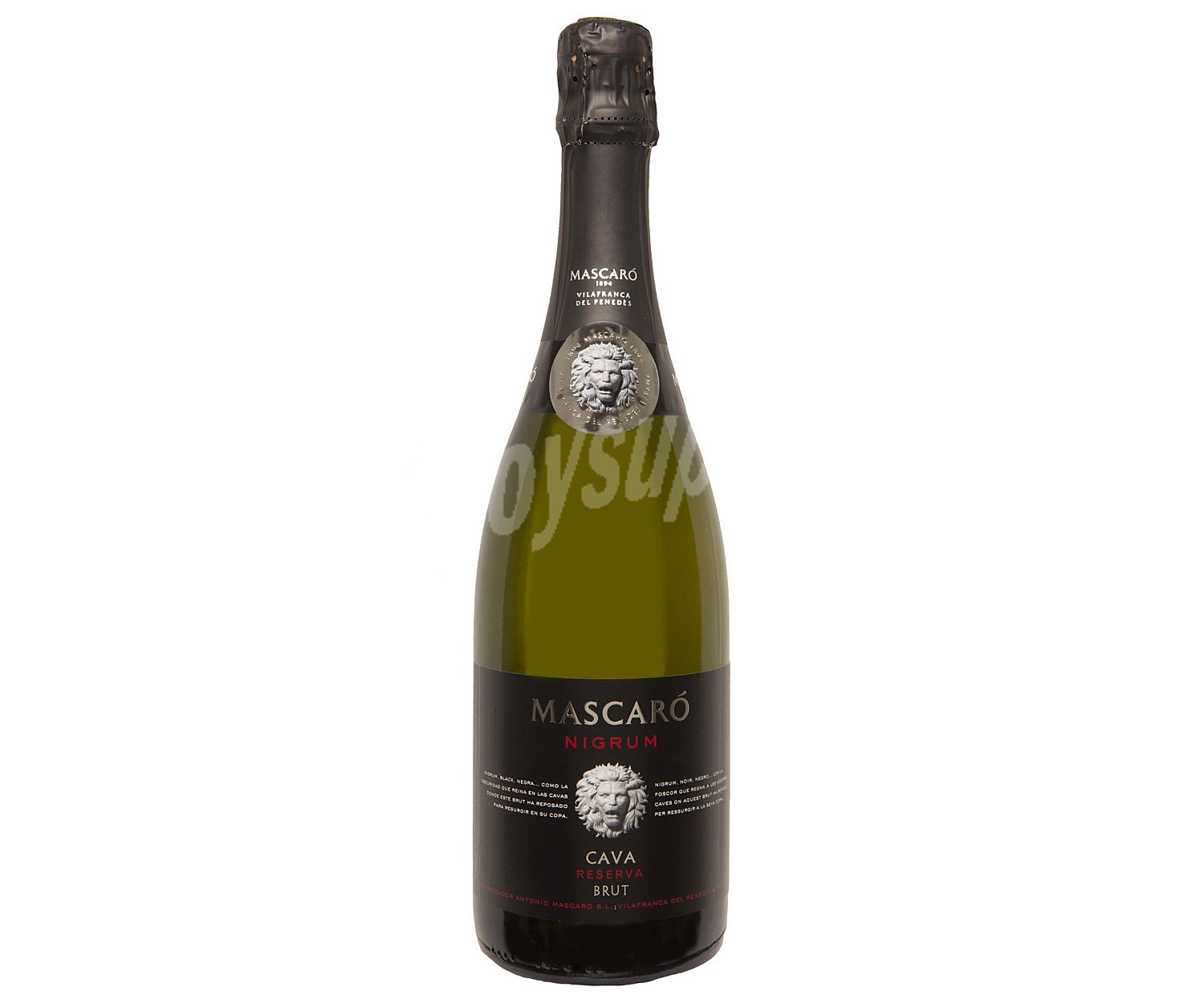 Mascaró Cava brut reserva elaborado según el método tradicional mascaró Nigrum