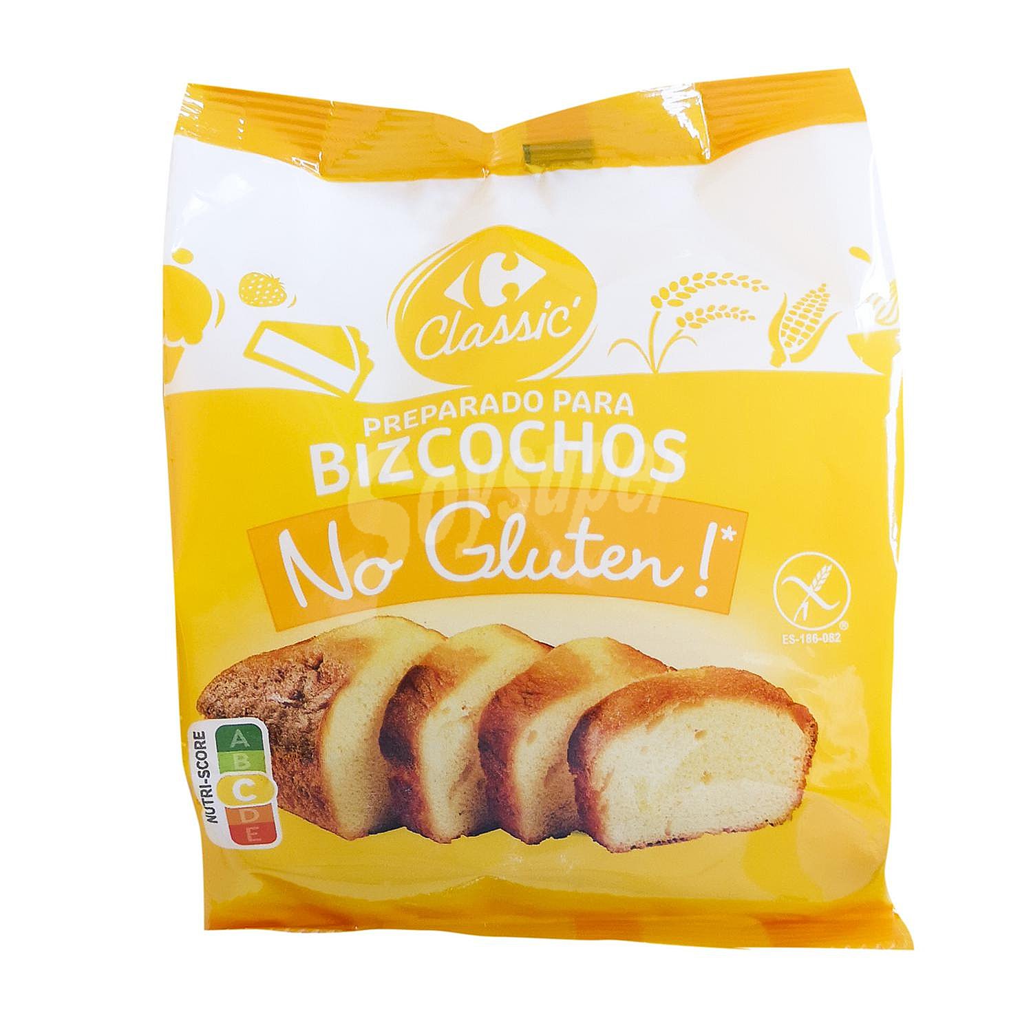 Preparado para bizcochos Classic Carrefour No Gluten sin gluten