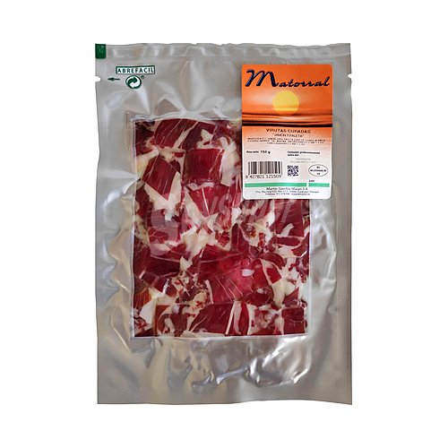 Matorral Virutas curadas de jamón y paleta (50% cerdo blanco, 50% cerdo ibérico) matorral