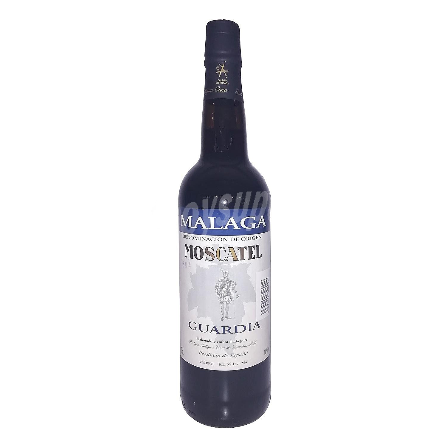 Vino D.O. Málaga dulce Moscatel