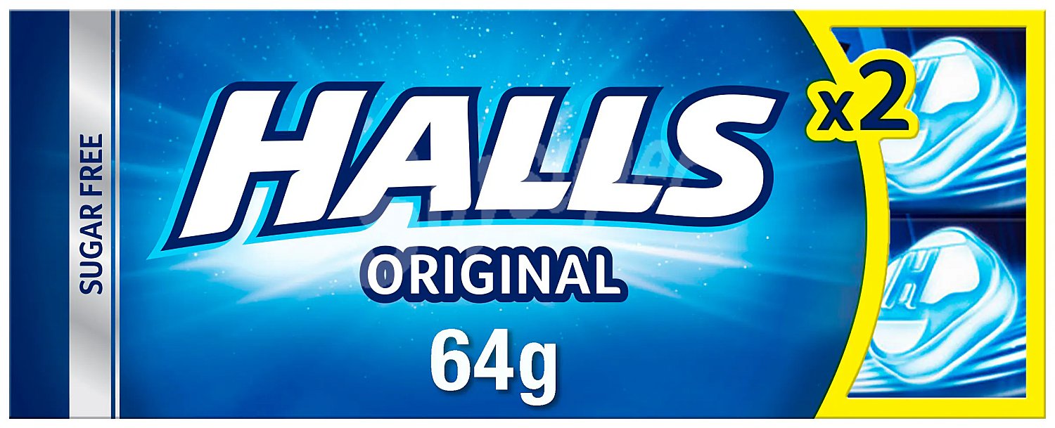 Caramelos sabor eucalipto Halls bolsa