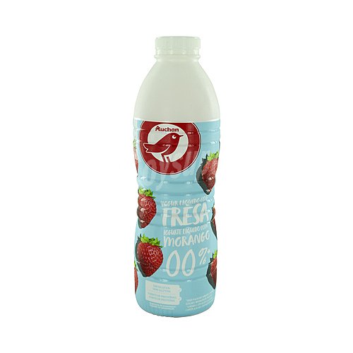 Producto alcampo Yogur líquido desnatado (00%) para beber, con sabor a fresa producto alcampo