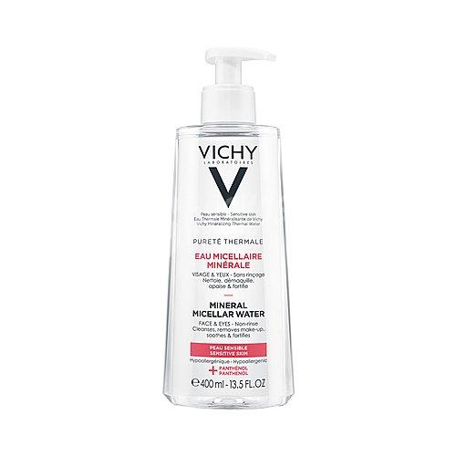 Vichy Agua micelar con Panthenol, para cara y ojos, especial pieles sensibles vichy