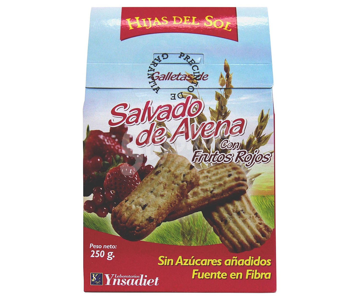 Galletas de salvado de avena con frutos rojos