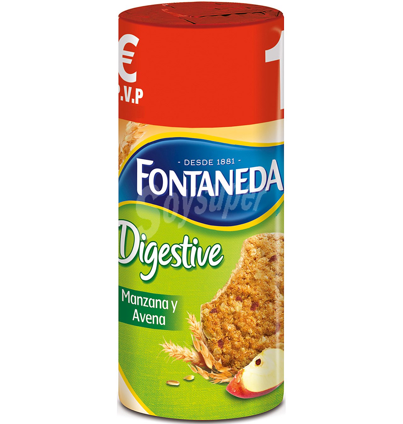 Digestive Galletas manzana y avena