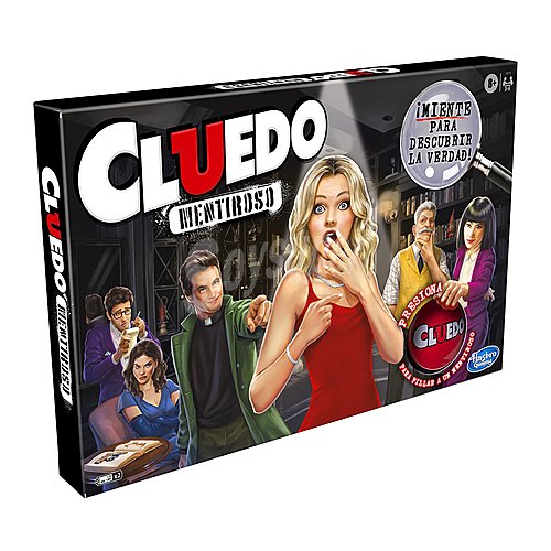 Juego de mesa de investigación y misterio Cluedo Mentiroso, de 2a 6 jugadores, hasbro Gaming