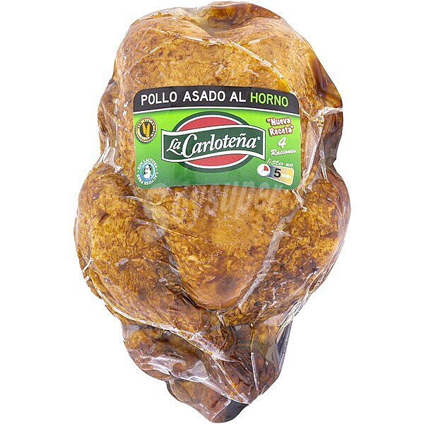 Pollo asado al horno de forma tradicional LA carloteña