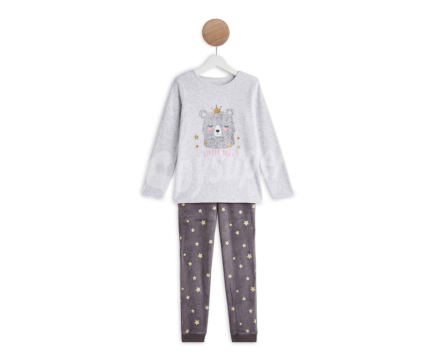 Pijama largo para niña talla 6