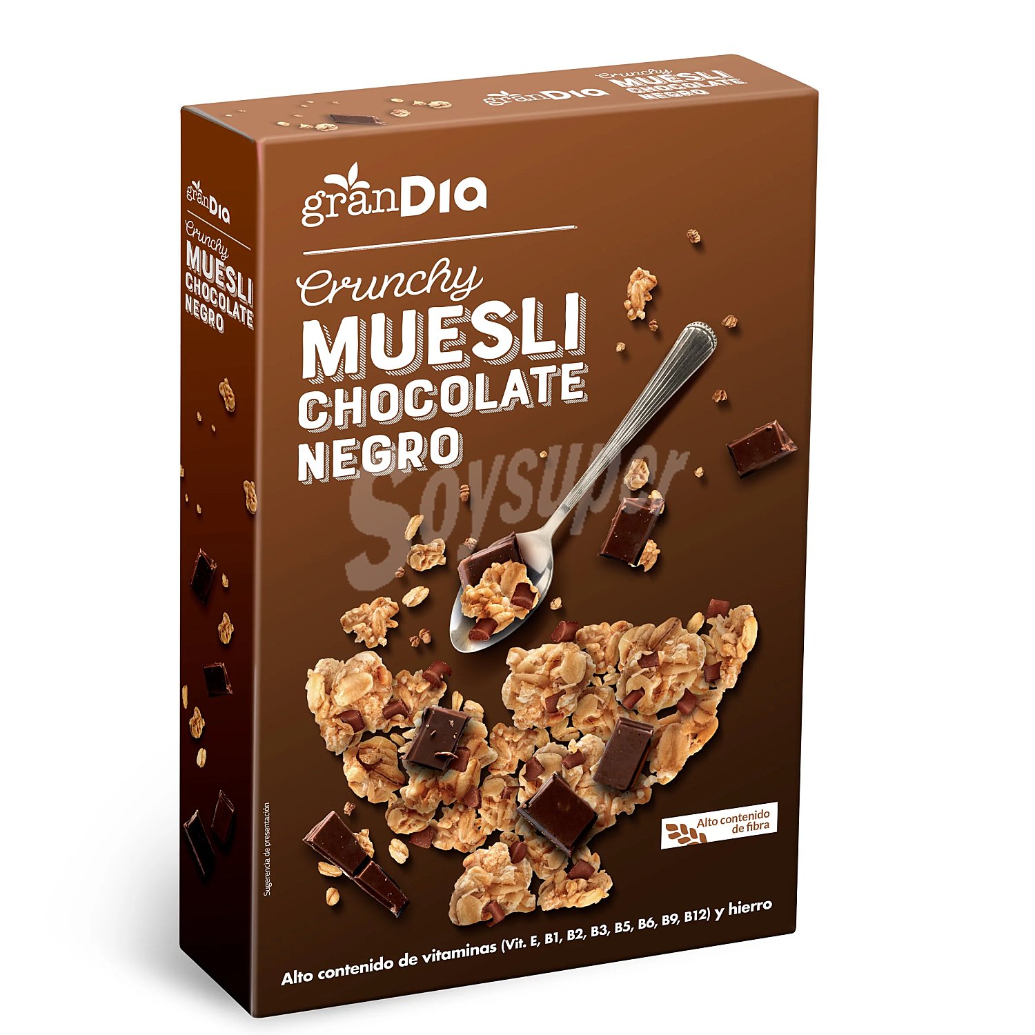 Muesli crujiente con chocolate Gran Dia