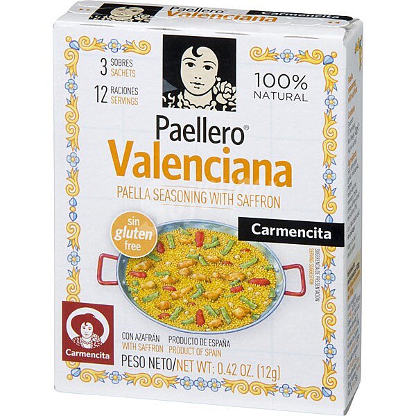 Paellero valenciana Carmencita sin gluten