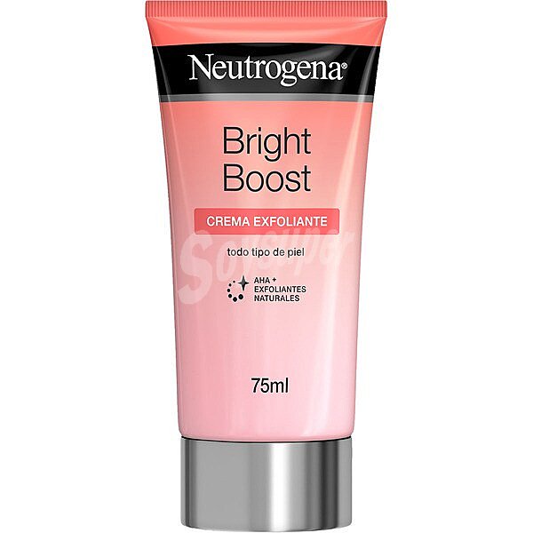 Bright Boost crema facial exfoliante tubo 75 ml