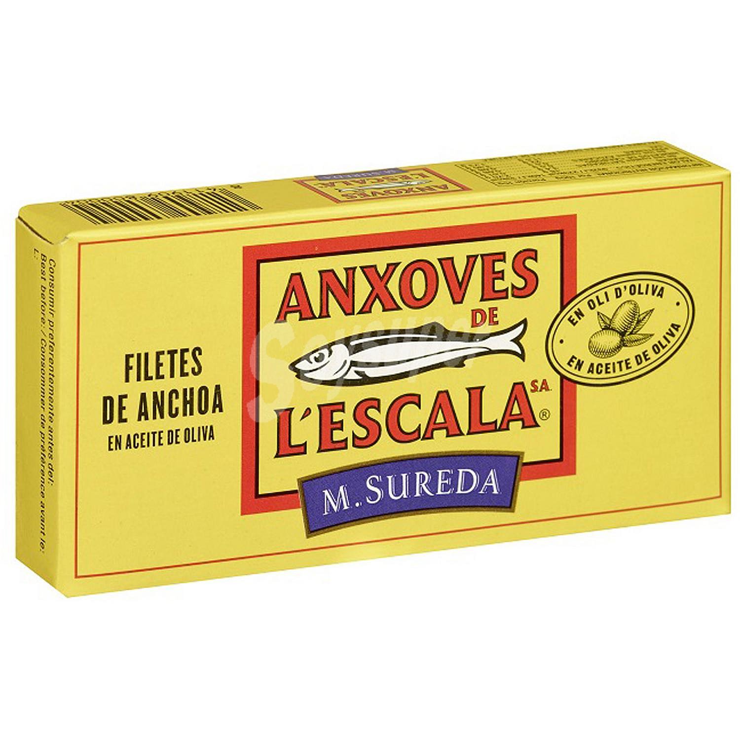 Filetes de anchoa en aceite de oliva