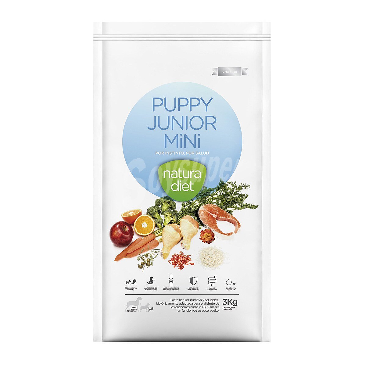 Puppy junior mini pienso para perros cachorros mini con pollo y arroz diet