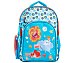 Mochila infantil de 3 compartimentos color azull,