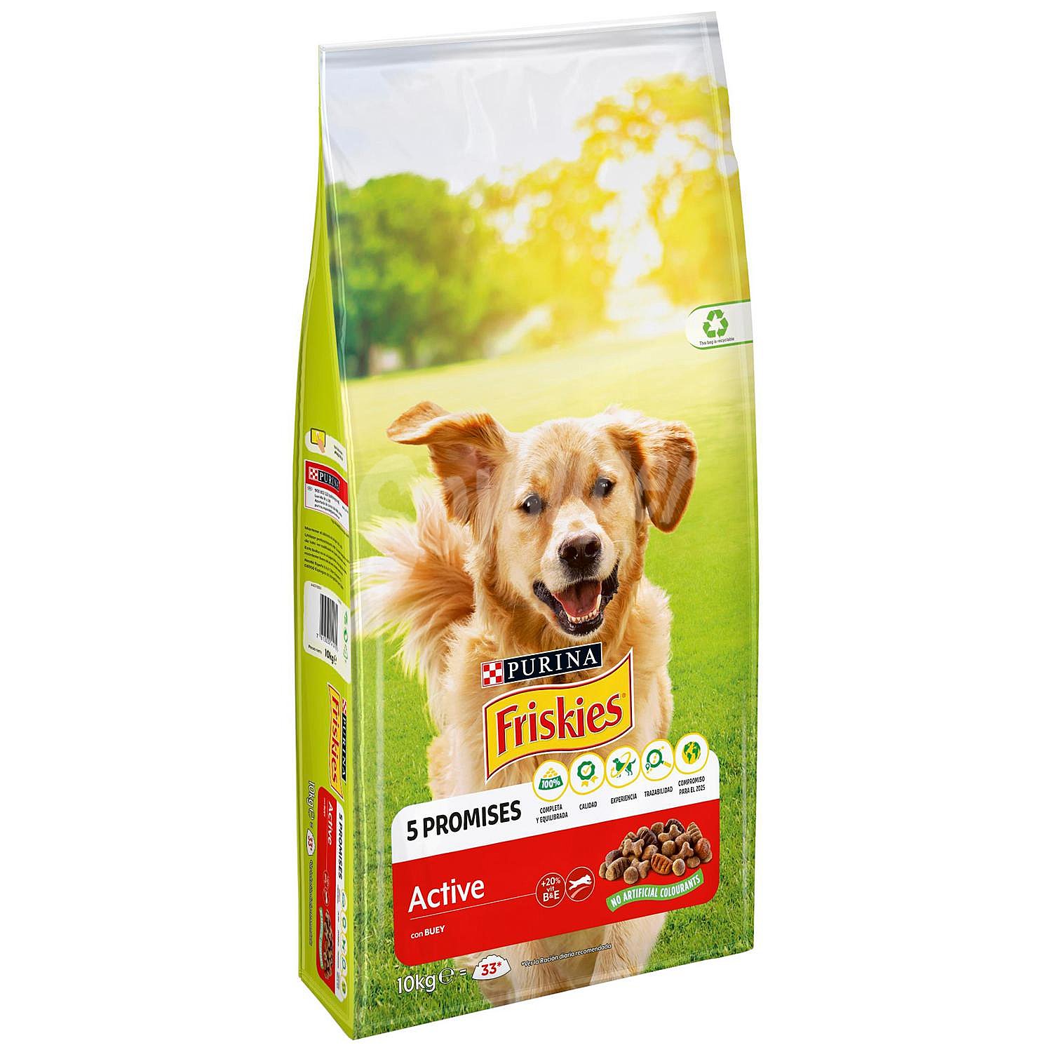 Pienso de buey para perro adulto Vitafit Active