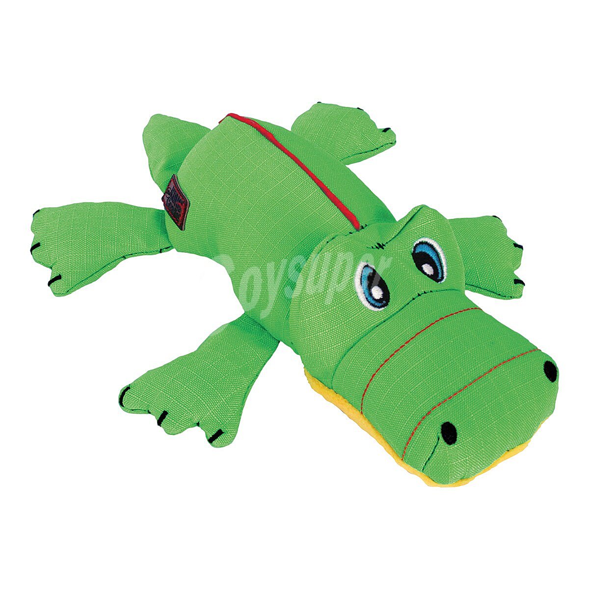 Juguete para perros cococodrilo de peluche color verde