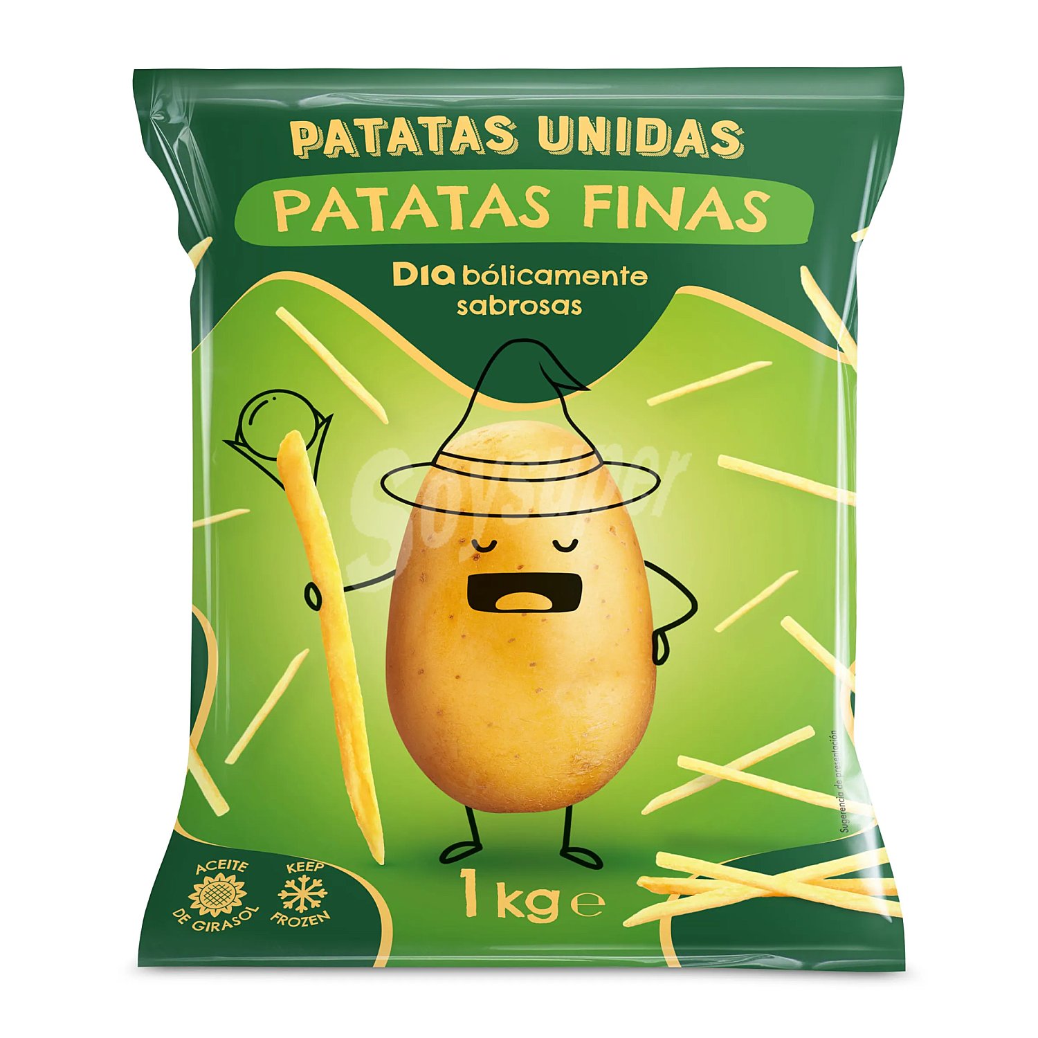 Patatas finas prefritas Patatas Unidas