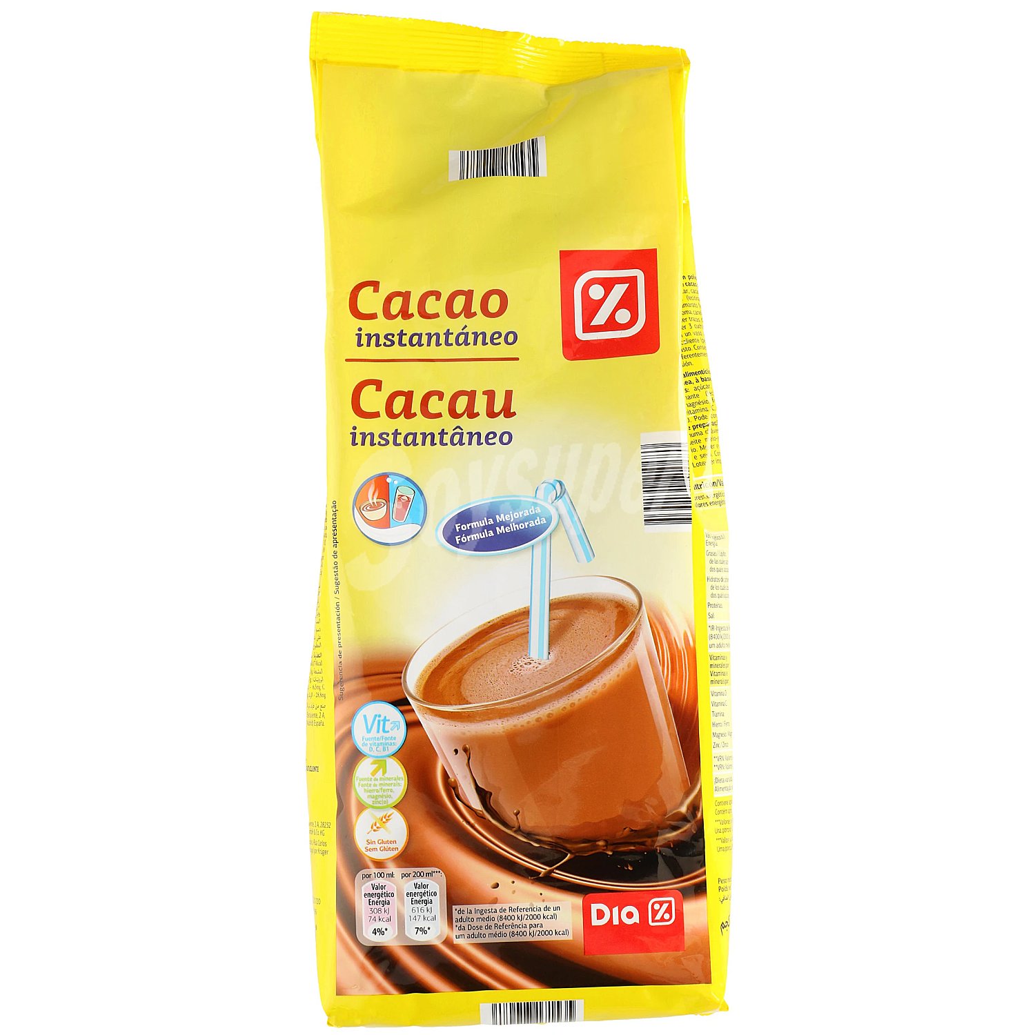 Cacao soluble instantáneo Dia