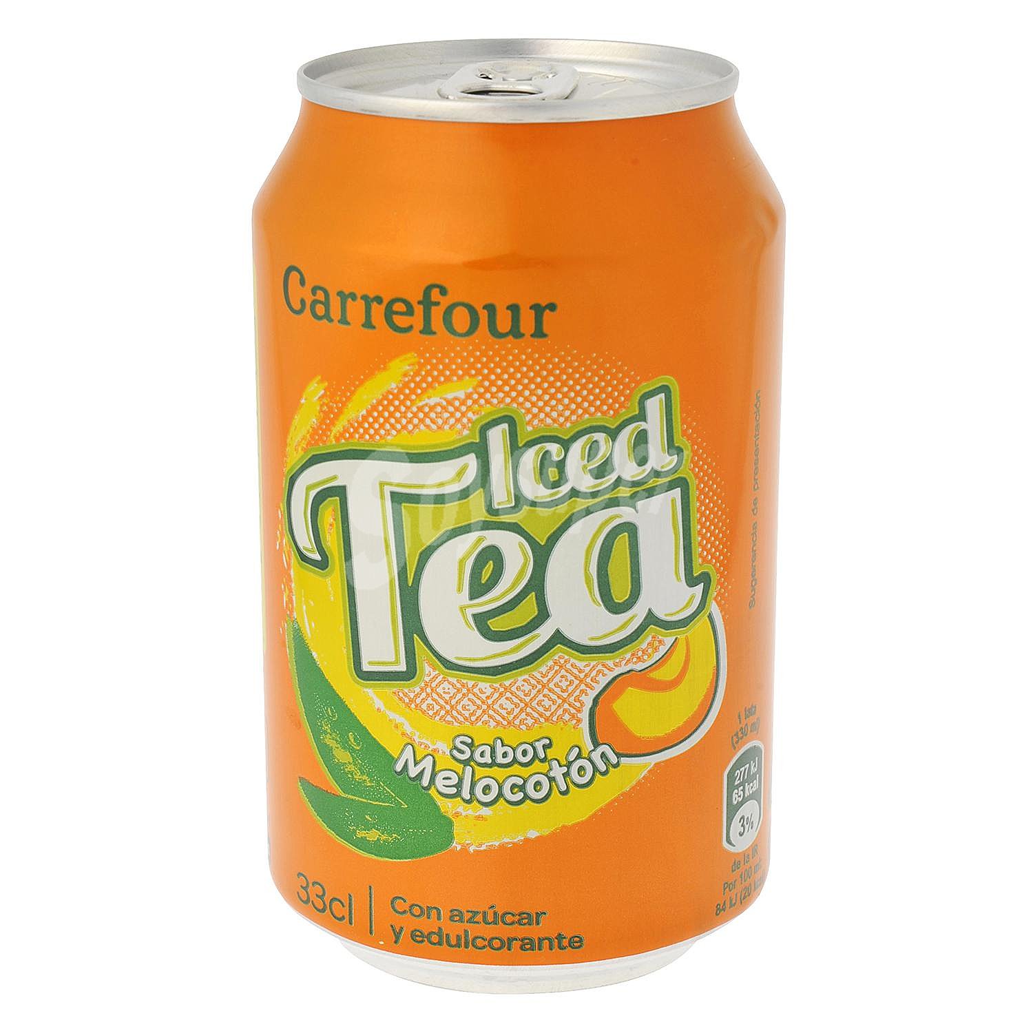 Refresco de té sabor melocotón