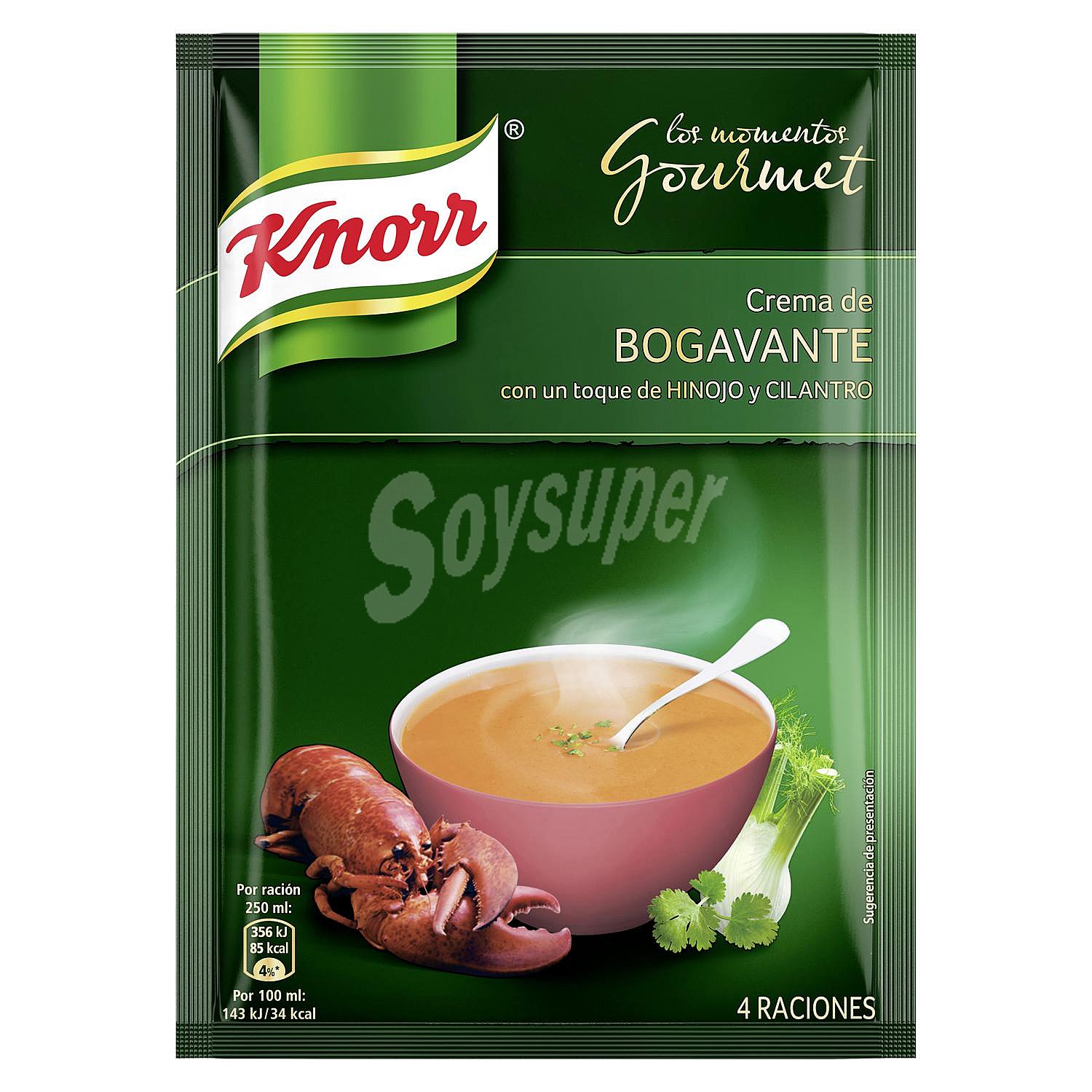 Crema de bogavante gourmet