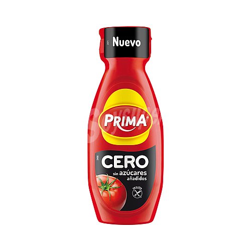 Prima Ketchup sin azúcares añadidos prima cero