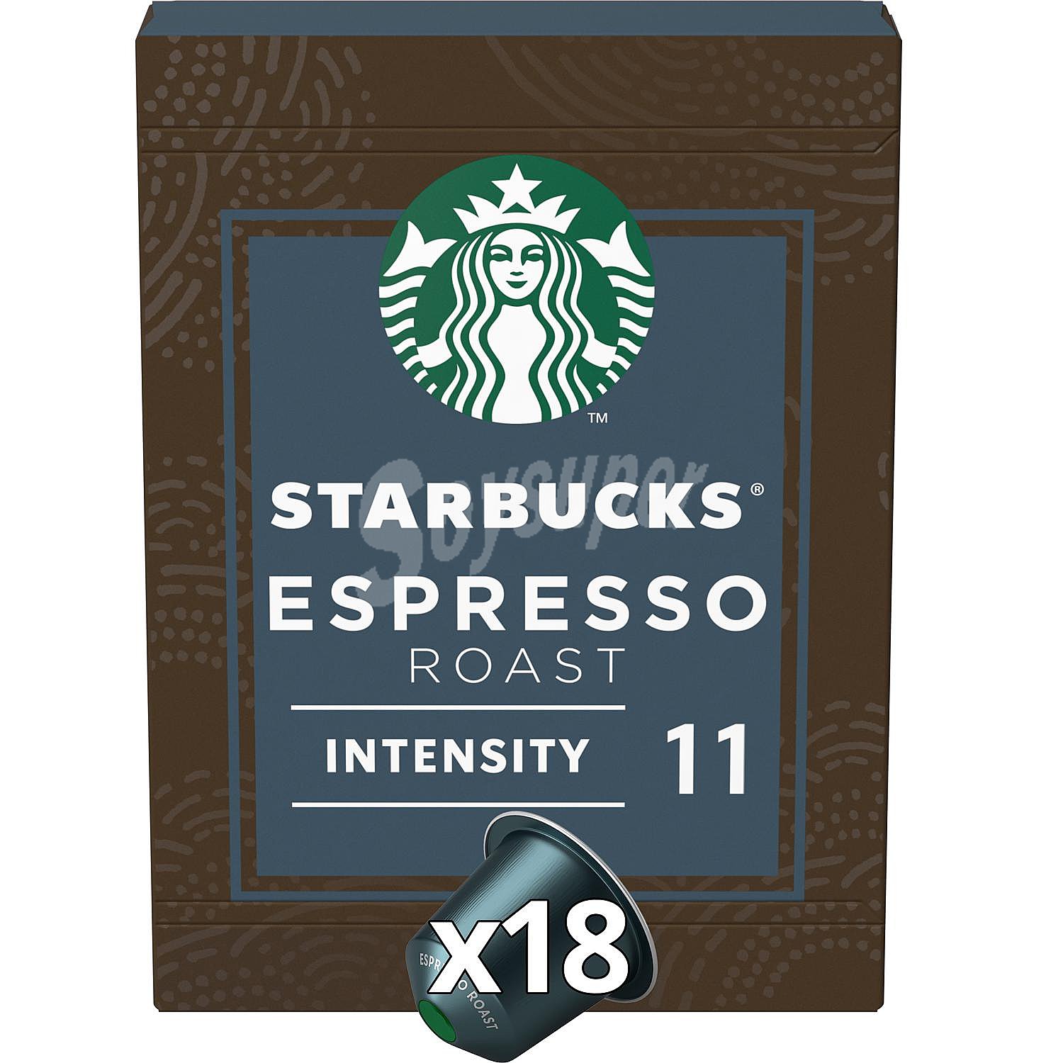 Café espresso roast en cápsulas Starbucks compatible con Nespresso